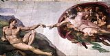 The Creation of Adam by Michelangelo Buonarroti